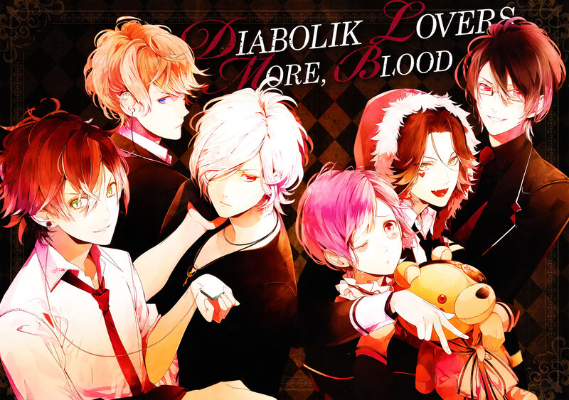 Six Male Anime Characters — Black, Dramatic, Teddy Bear