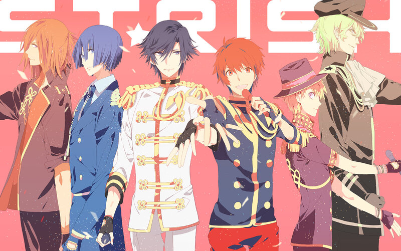 Six Male Anime Characters — Red