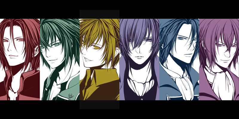 Six Male Anime Characters