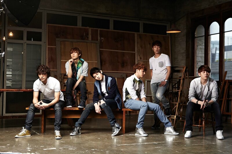 Six Men in Casual Wear