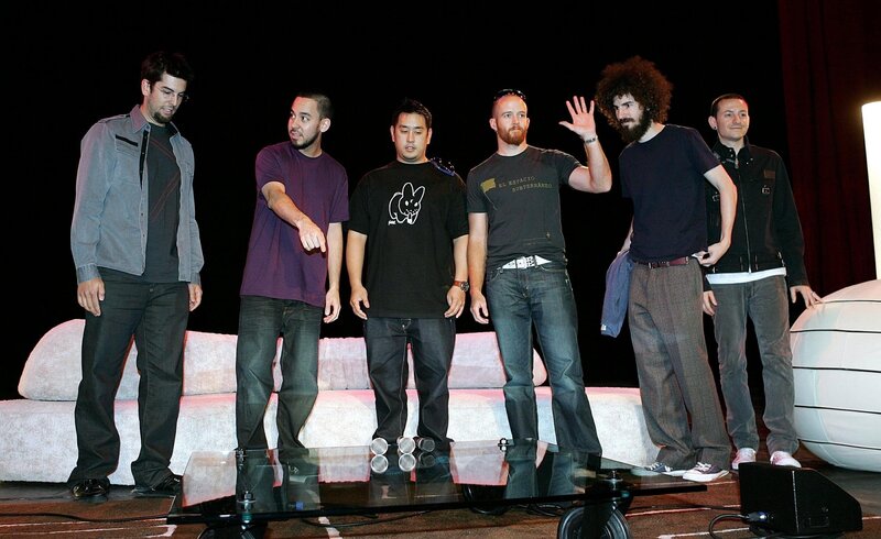 Six Men on Stage