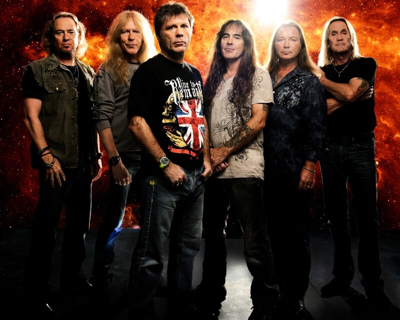 Six Men Standing Together — Red