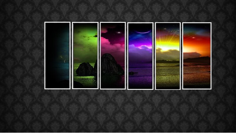 Six-panel Landscape Art