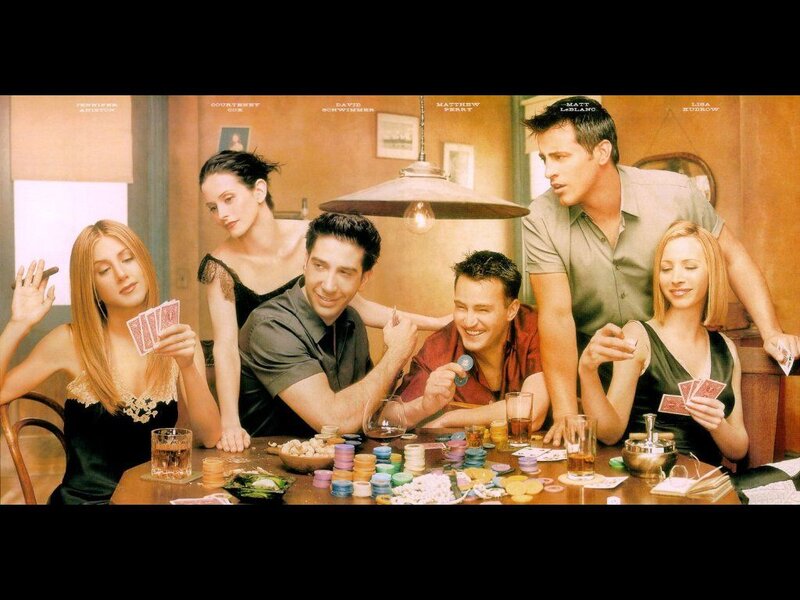 Six People at Poker Table