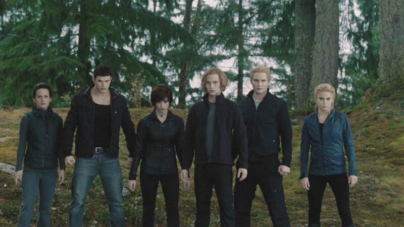 Six People in Forest — Green