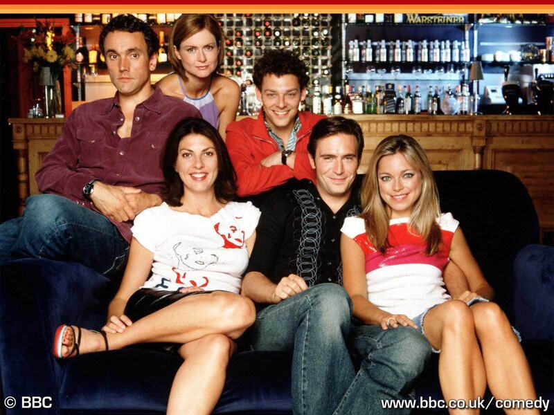 Six People on a Couch — Blue