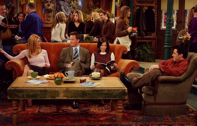 Six People on a Couch — Orange