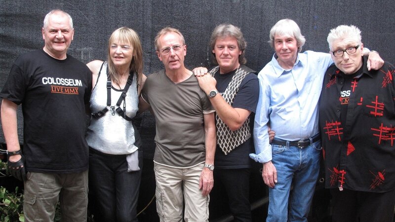 Six People Posing Together — Black, Neutral