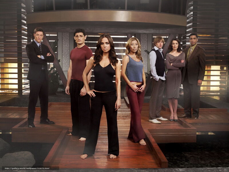 Six People Standing — Brown