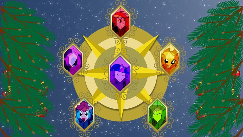 Six Ponies in Gems