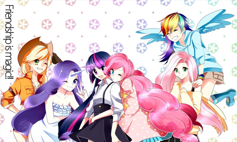 Six Ponies in Human Form