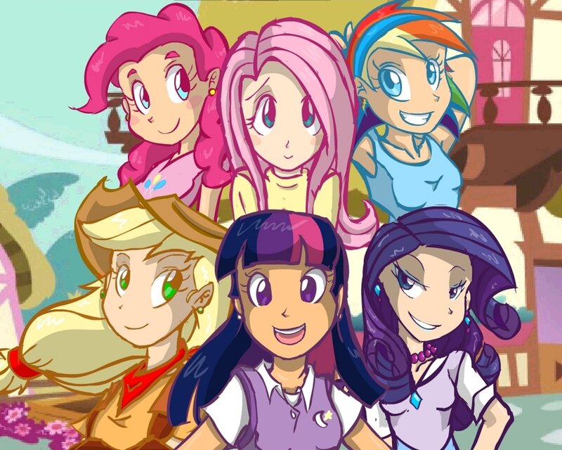 Six Pony Characters