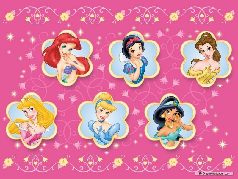 Six Princesses in Frames