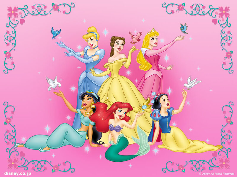 Six Princesses with Birds