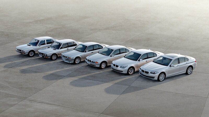 Six Silver BMW Cars — Serene, Afternoon, Photograph, Concrete Surface