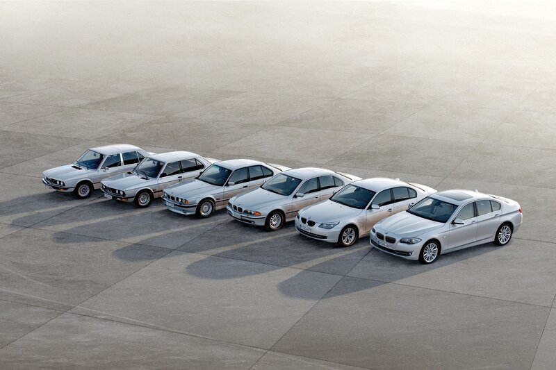 Six Silver BMW Cars — Serene, Afternoon, Photograph