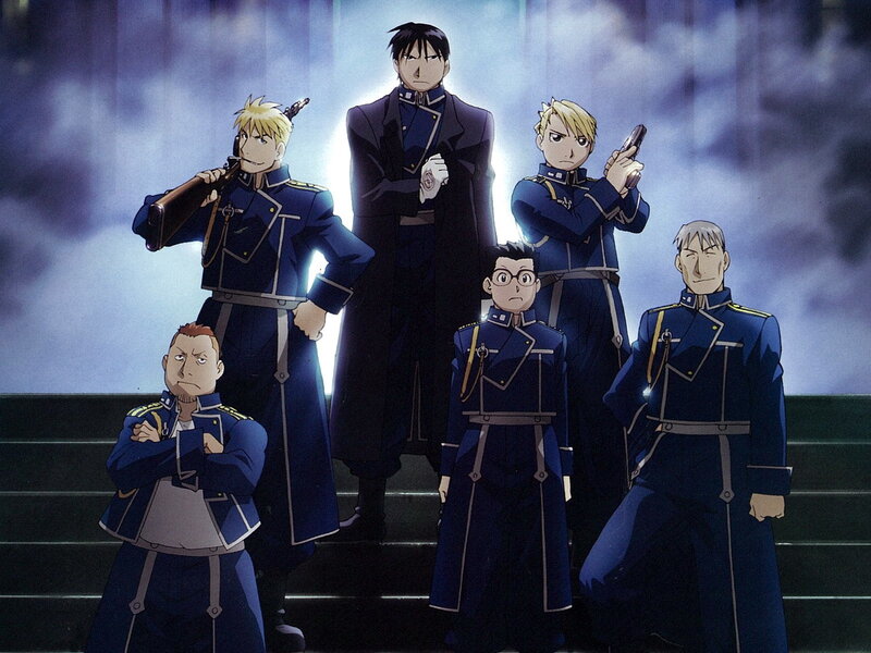 Six Soldiers in Uniform