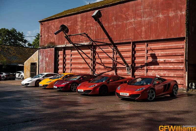 Six Sports Cars — Red