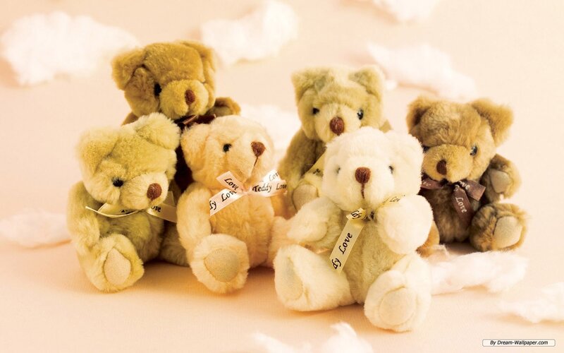 Six Teddy Bears