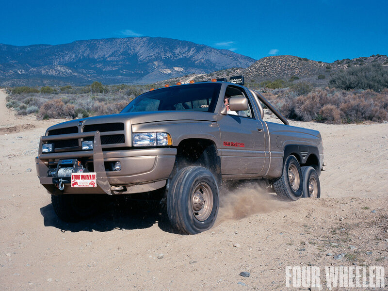 Six-wheel Pickup Truck — Brown
