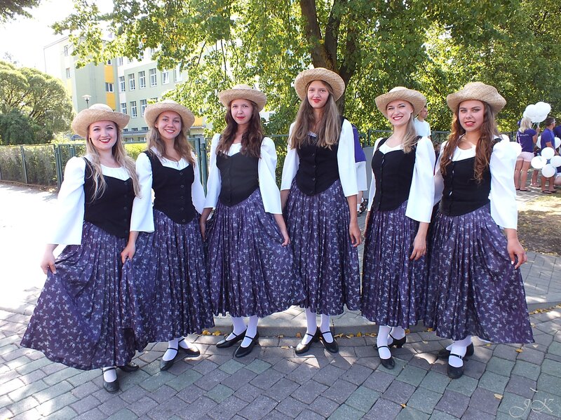 Six Women in Folk Costumes