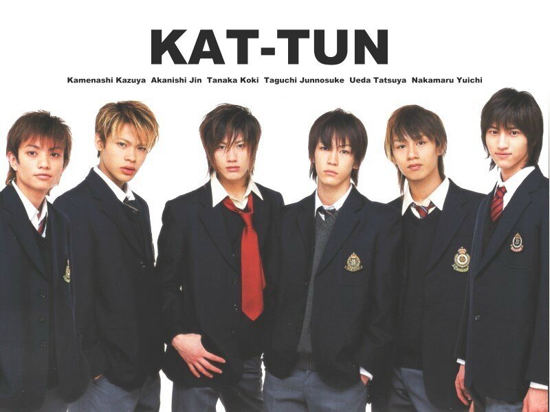 Six Young Men in School Uniforms
