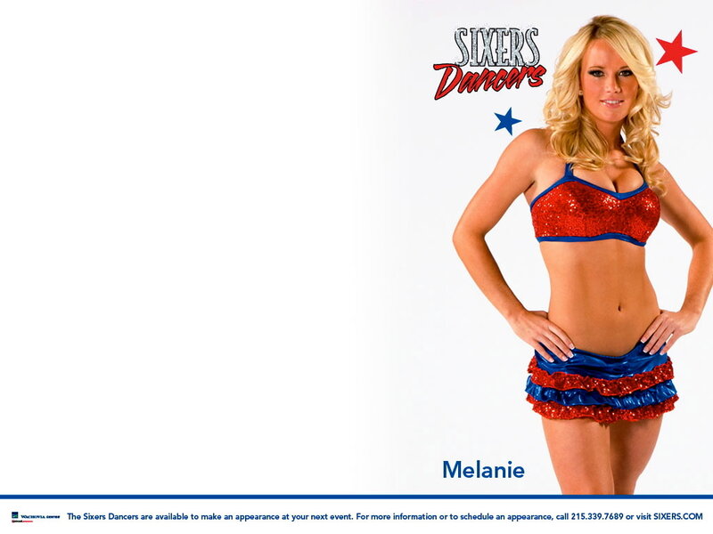 Sixers Dancer Melanie