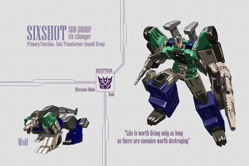 Sixshot Robot
