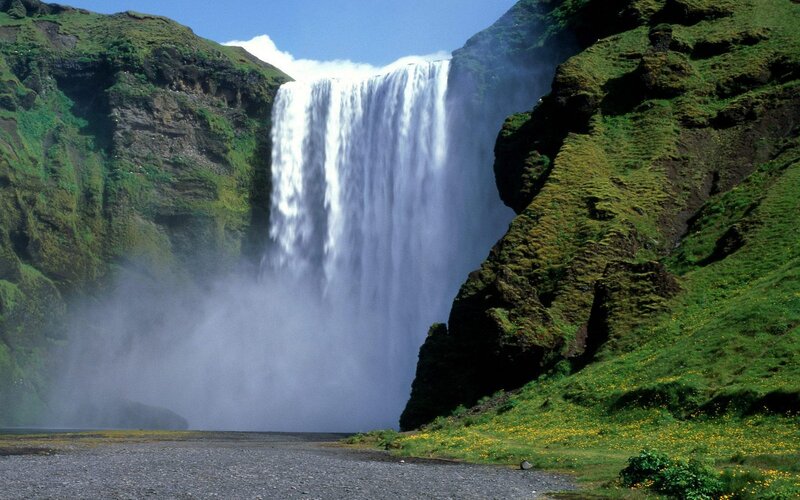 Skógafoss waterfall in Iceland