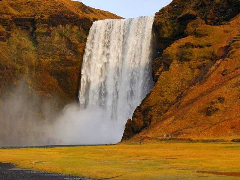 Skógafoss waterfall in Iceland