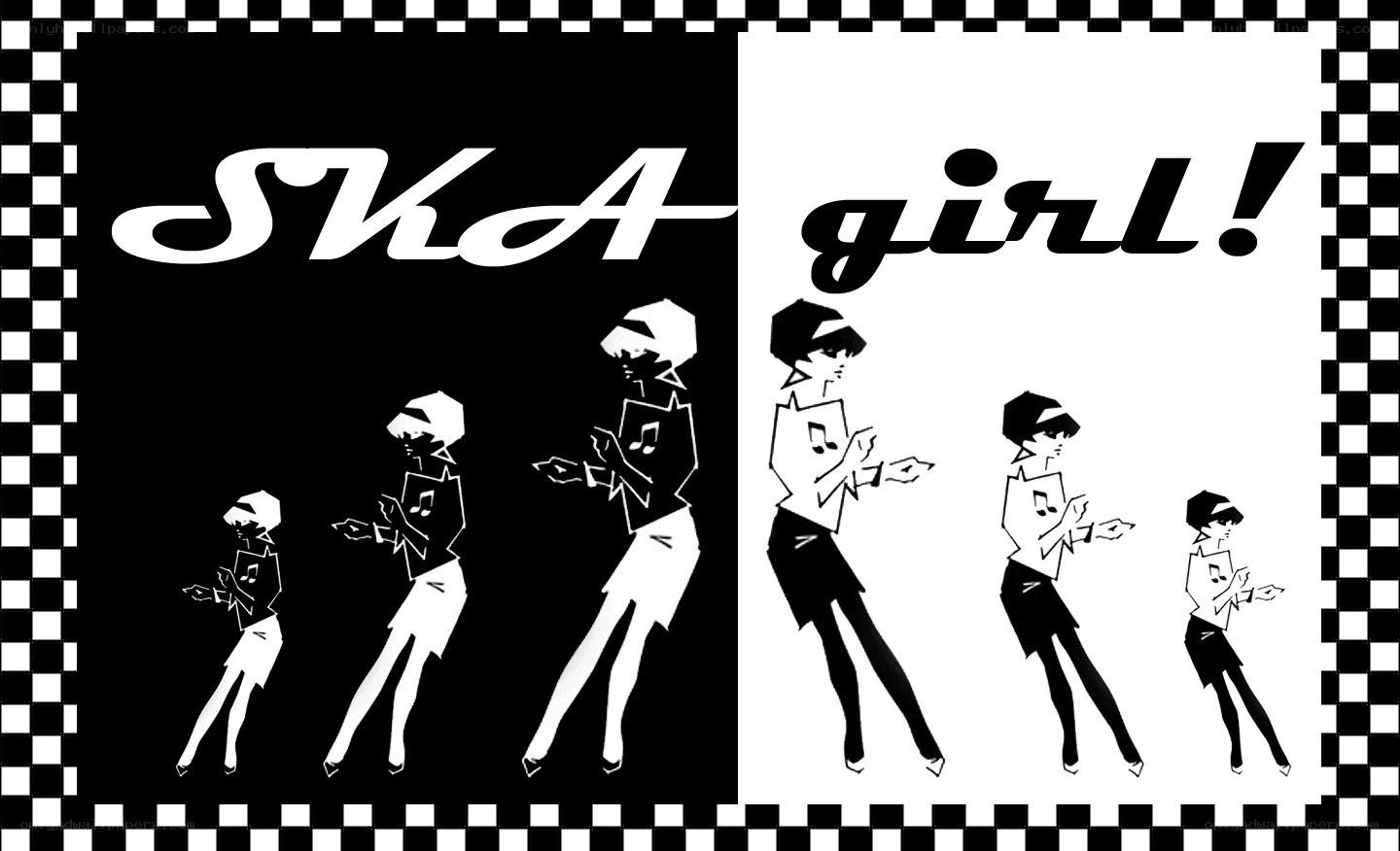 Ska girl animation
