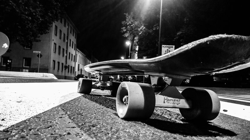 Skateboard on Street