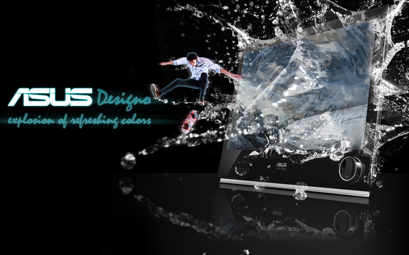 Skateboarder in Mid-air — Black