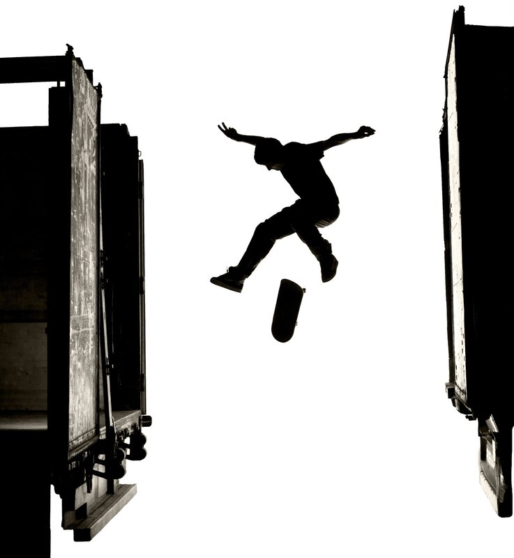 Skateboarder Mid-air
