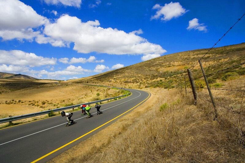 Skateboarders on Road