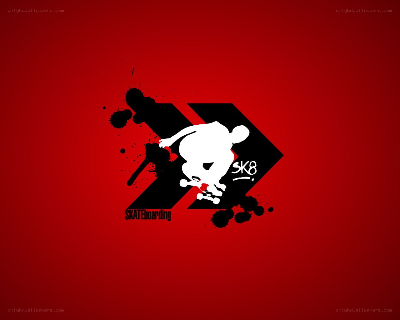 skateboarding action graphic
