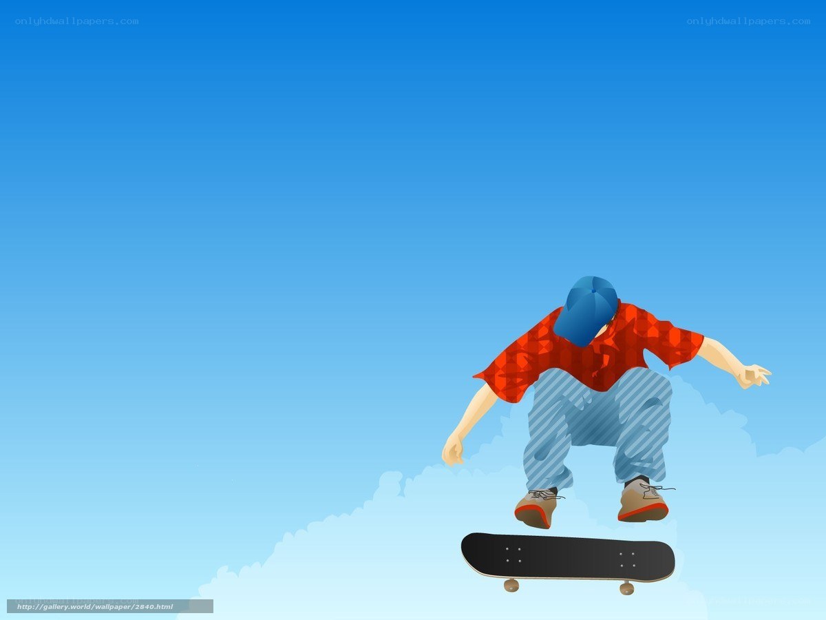 skater in mid-air trick