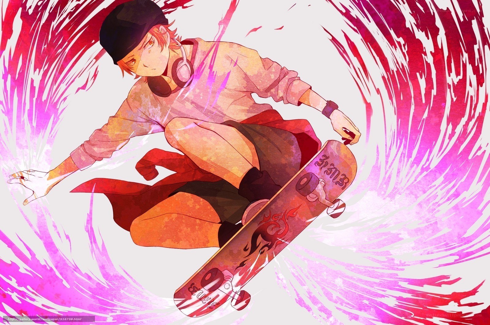 skater in motion