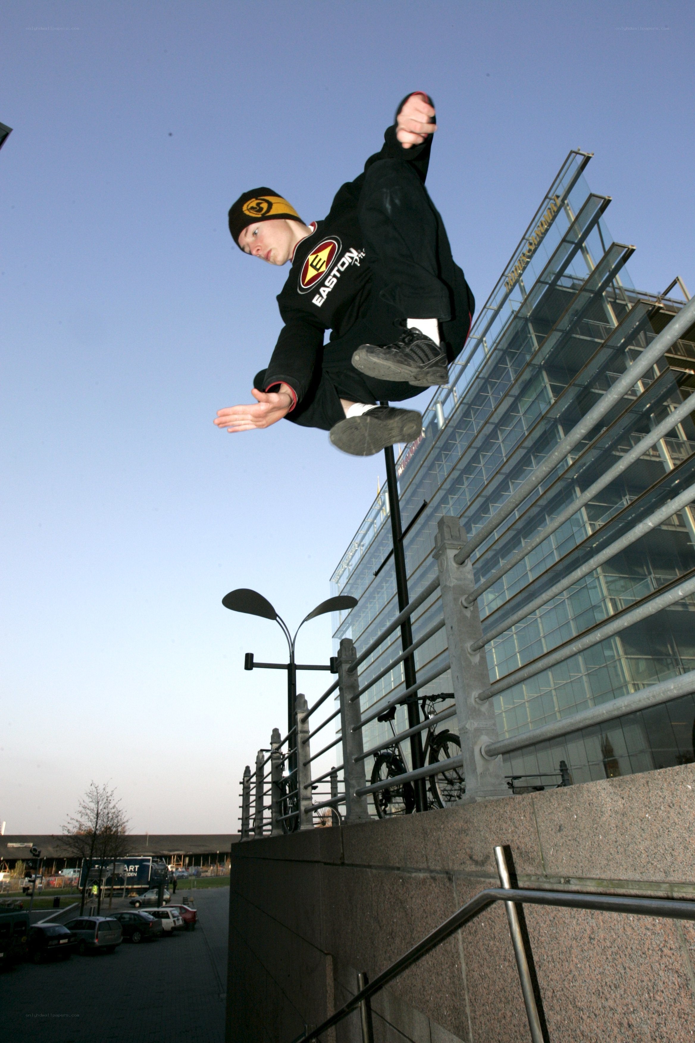 Skater mid-air jump