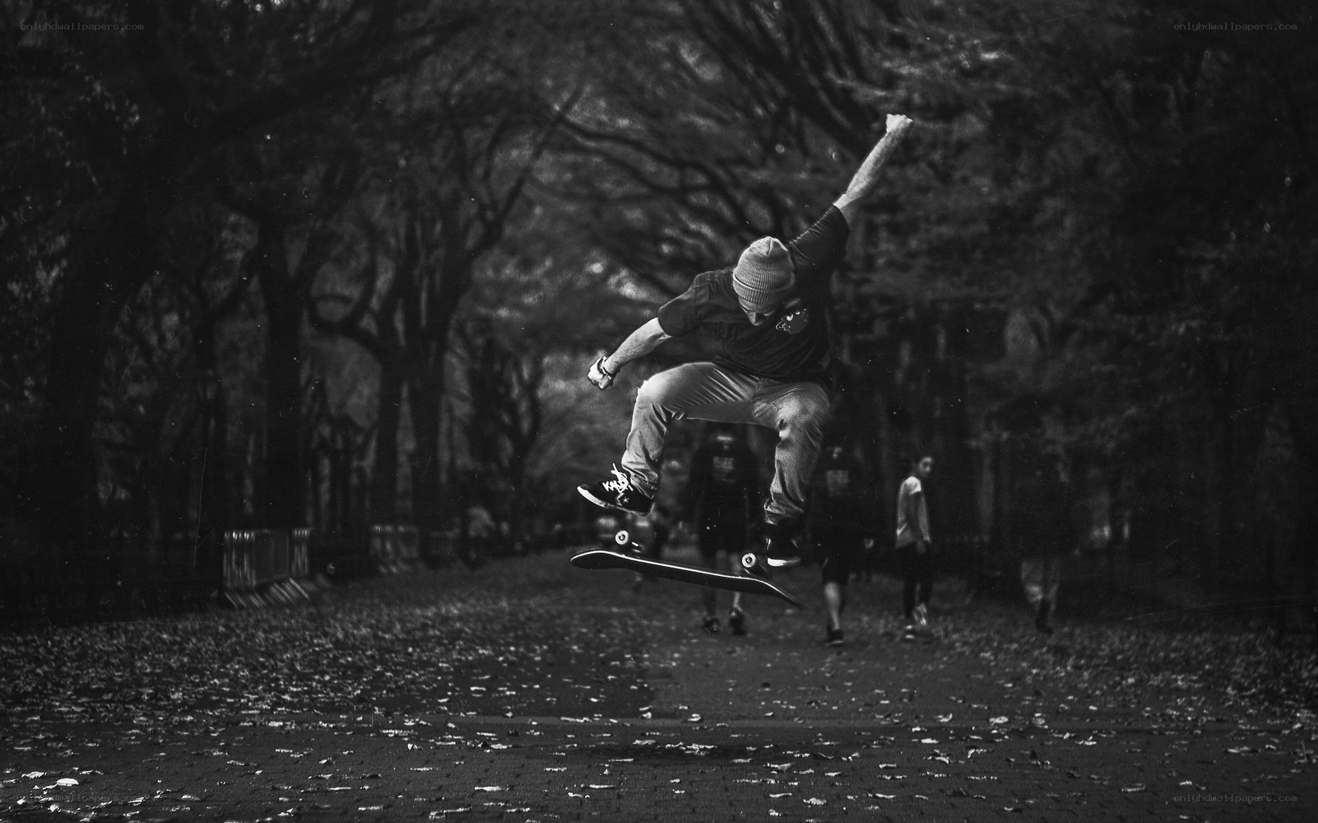 Skater mid-air jump