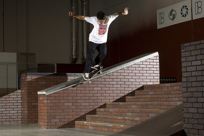 Skater on a rail
