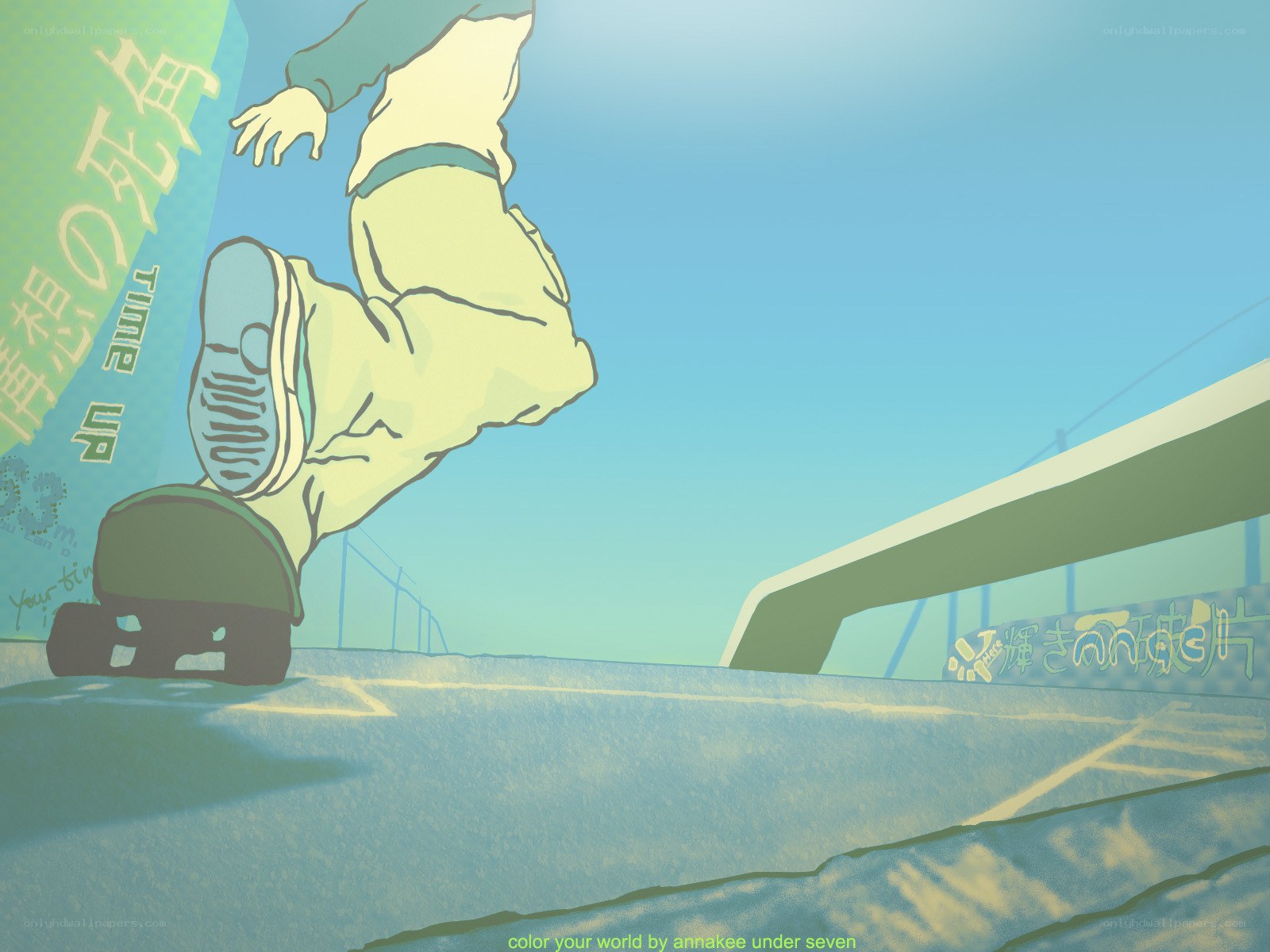 skater on a ramp
