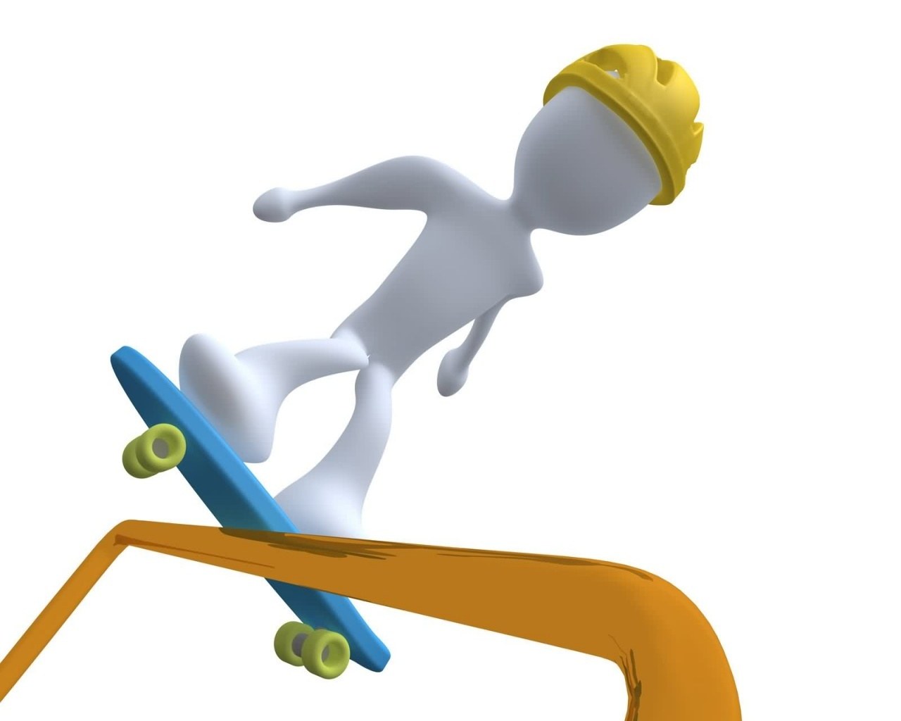 skater on a ramp