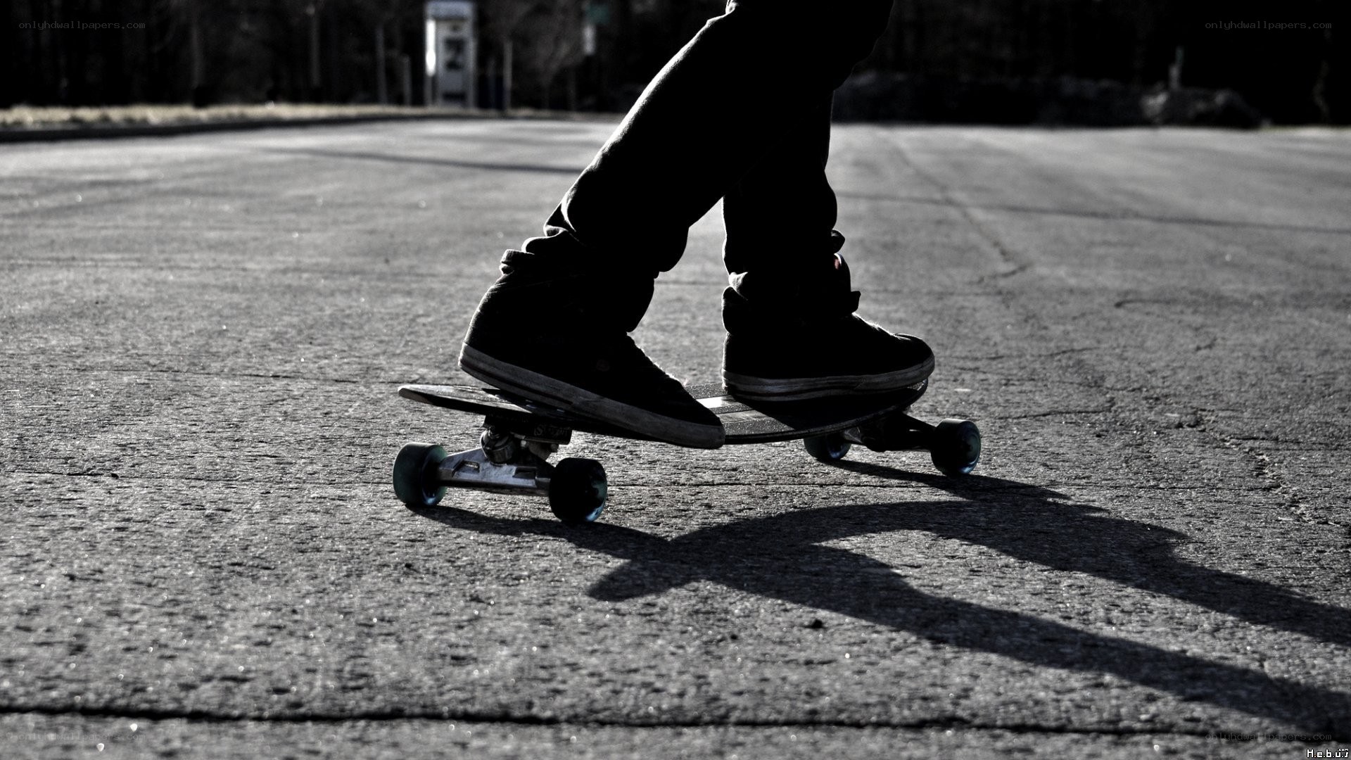 skater on asphalt