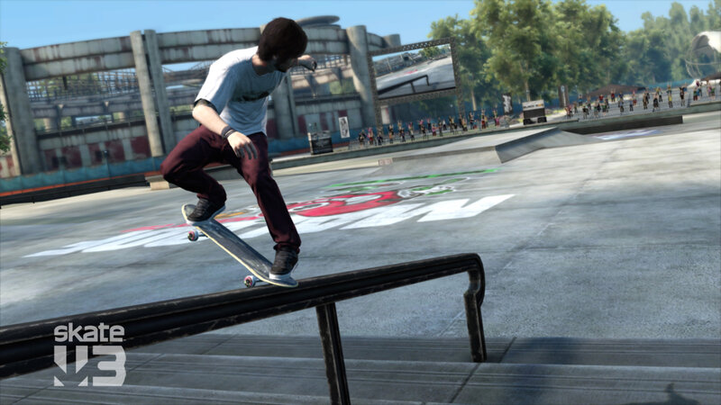 Skater on Rail — Gray
