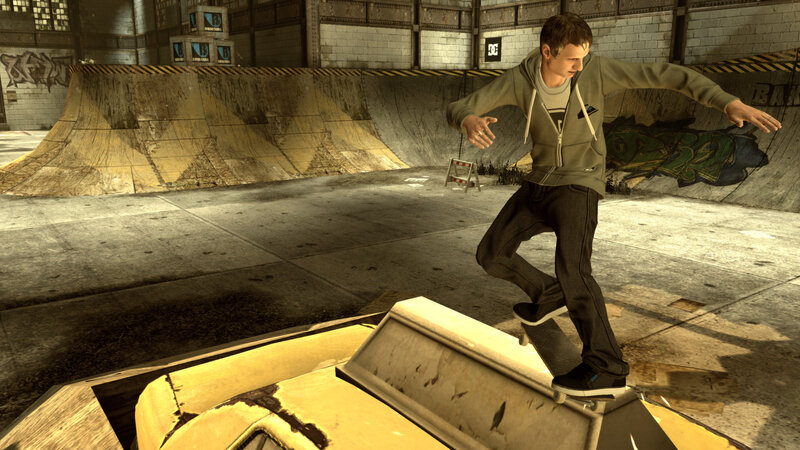 Skater on Ramp — Gray