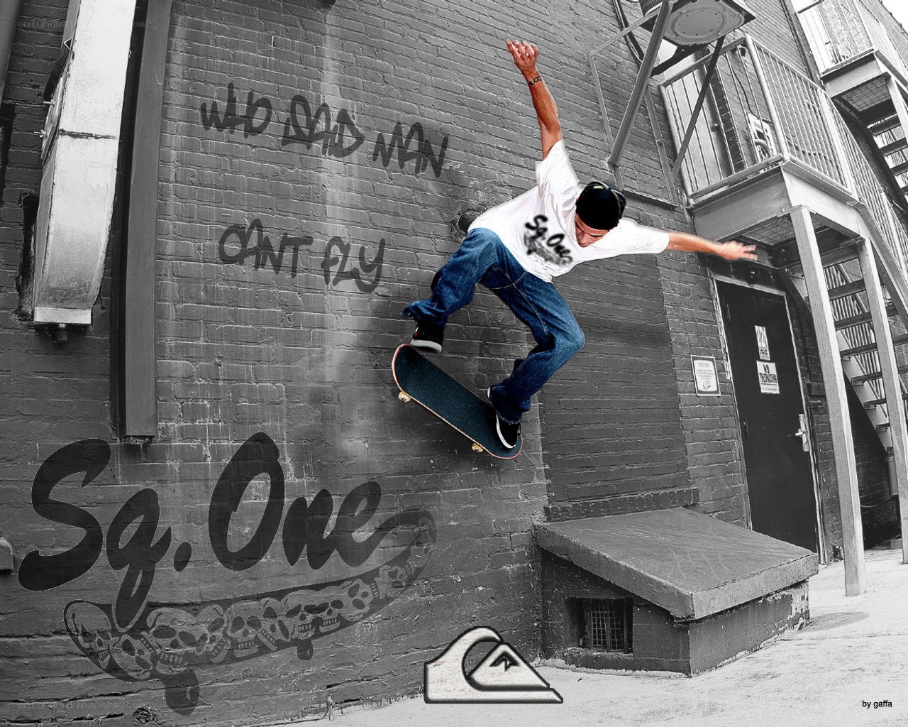 skater performing trick on wall
