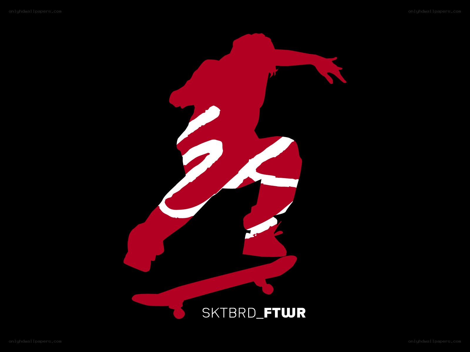 skater silhouette art