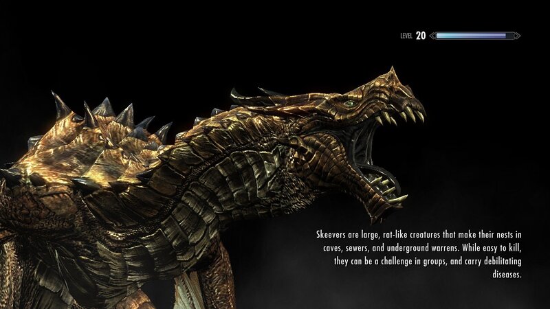 Skeever creature from game