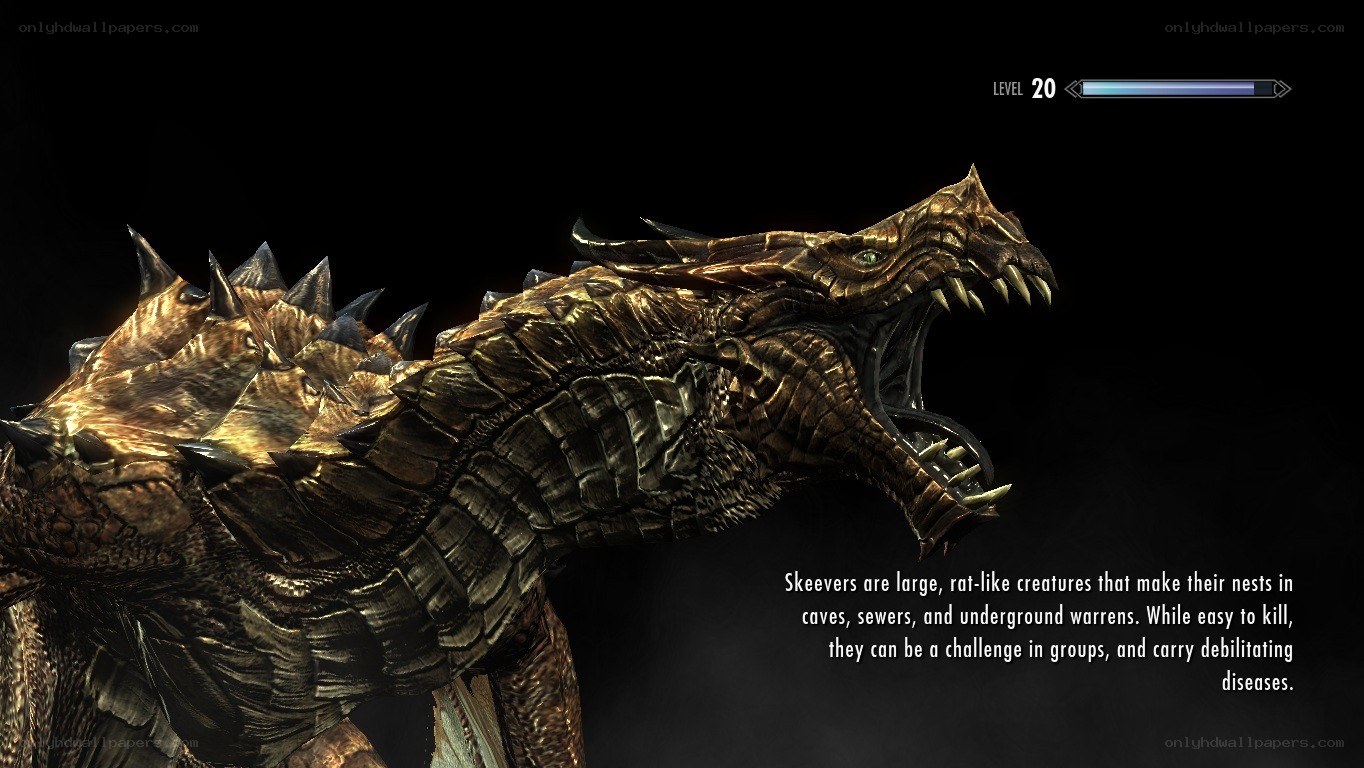 Skeever creature from game